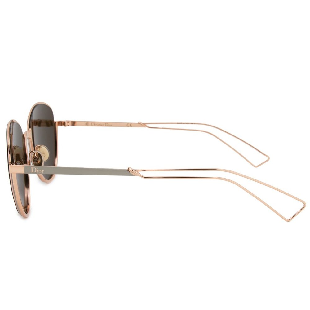 Christian Dior Brown Oval Sunglasses - Picture 3 of 5